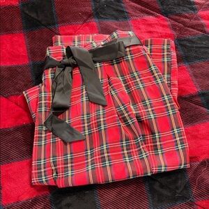 Modcloth Plaid Wide Leg Pants